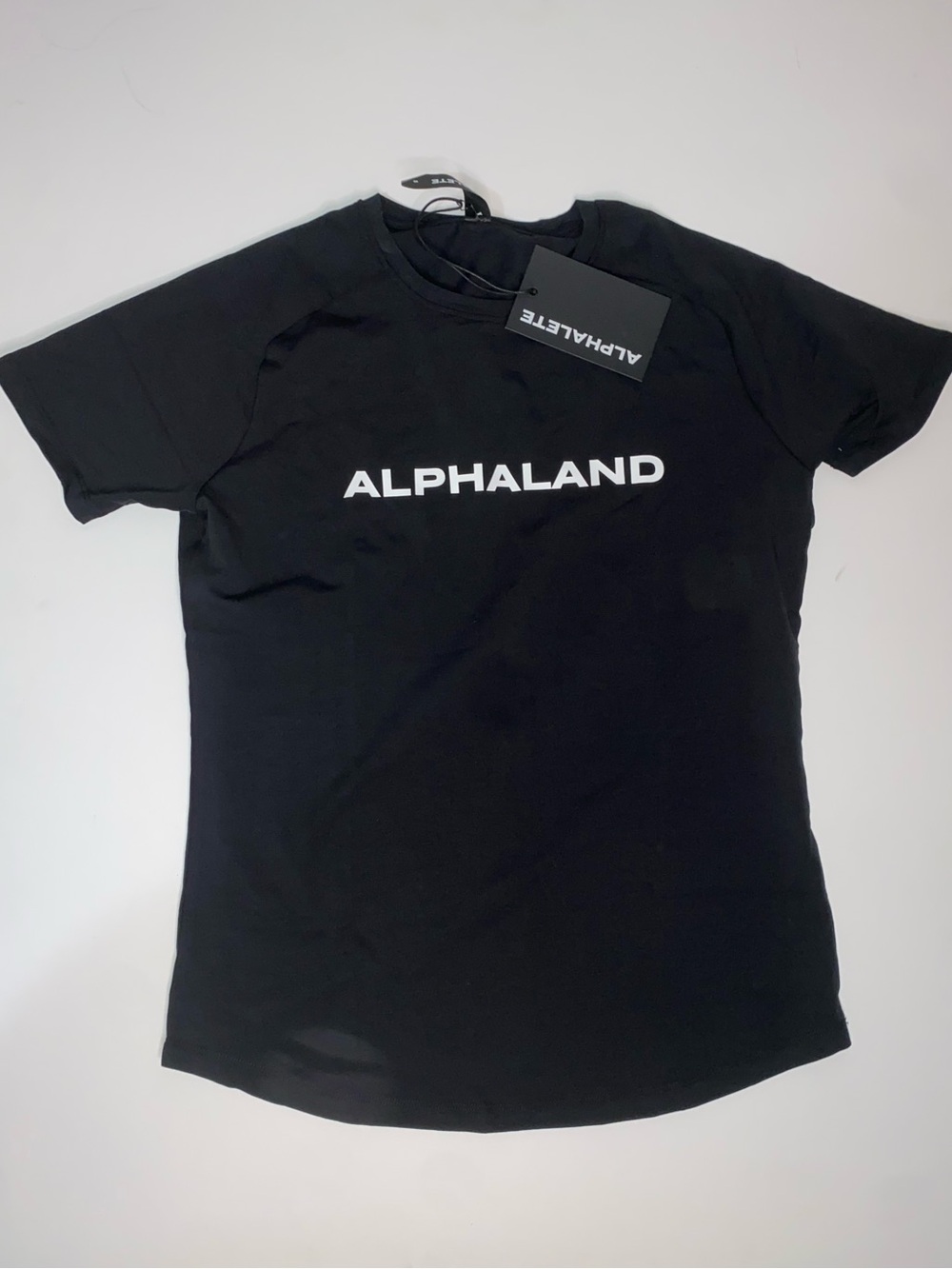 Alphalete Black ALPHALAND Logo Tee